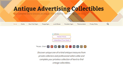 Desktop Screenshot of antiqueadvertisingcollectibles.com